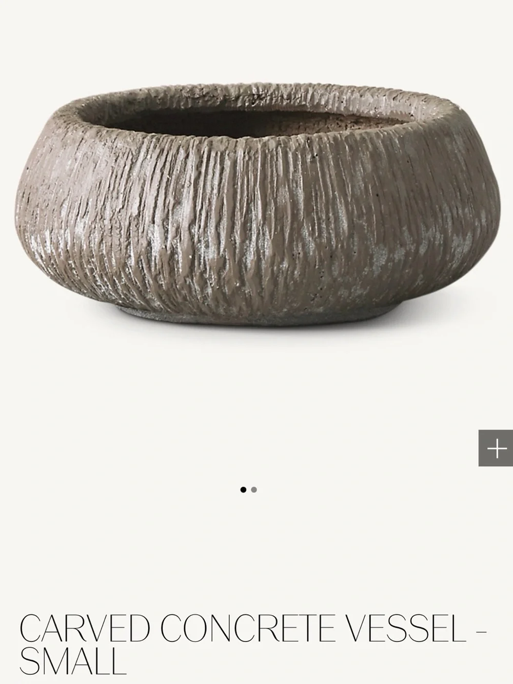 Textured Round Decorative Bowl in Taupe